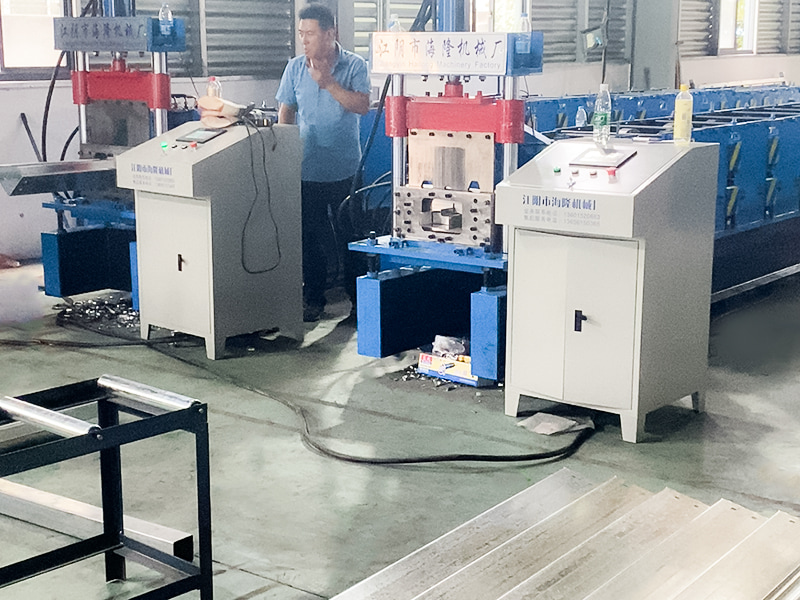 Máquina formadora de rollos de viga de casa contenedor desmontable