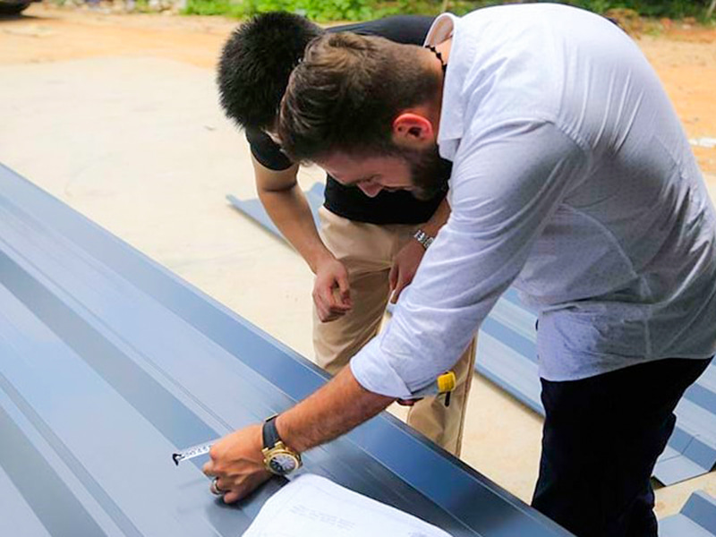 Máquina perfiladora de láminas para techos de alta velocidad